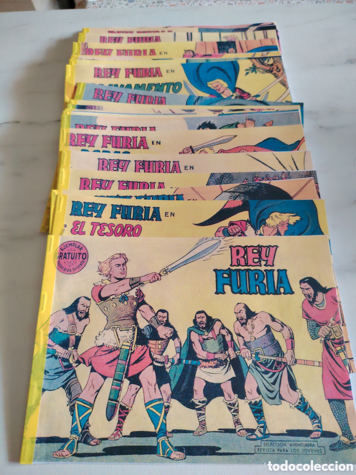 Tebeos: Rey Furia , Reedici&oacute;n 27 n&uacute;meros completa,