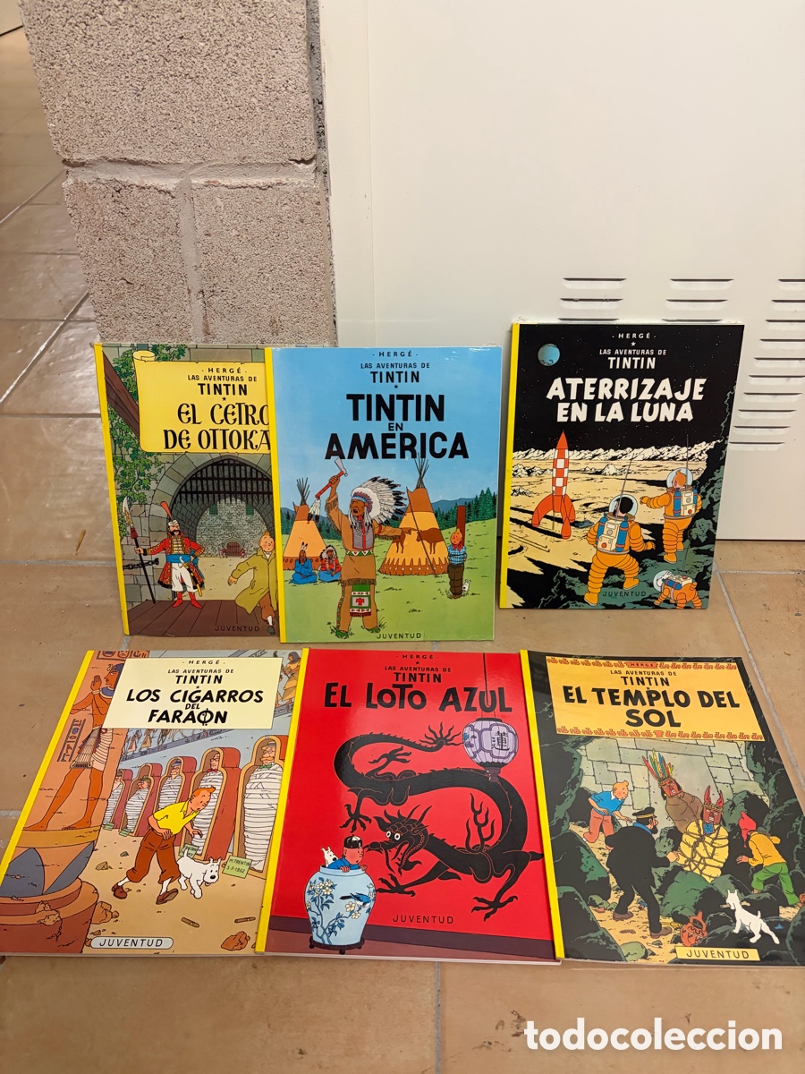 Tebeos: Lote de 12 c&oacute;mics Tint&iacute;n