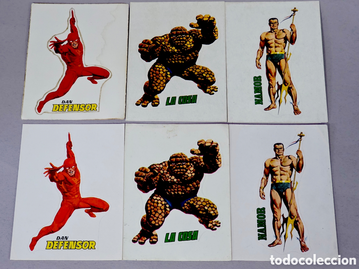 Tebeos: RESERVADO LOTE 6 CROMOS ORTEGA VERTICE