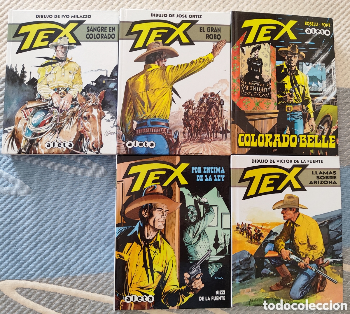 Tebeos: Lote 5 comics TEX (Aleta ediciones)