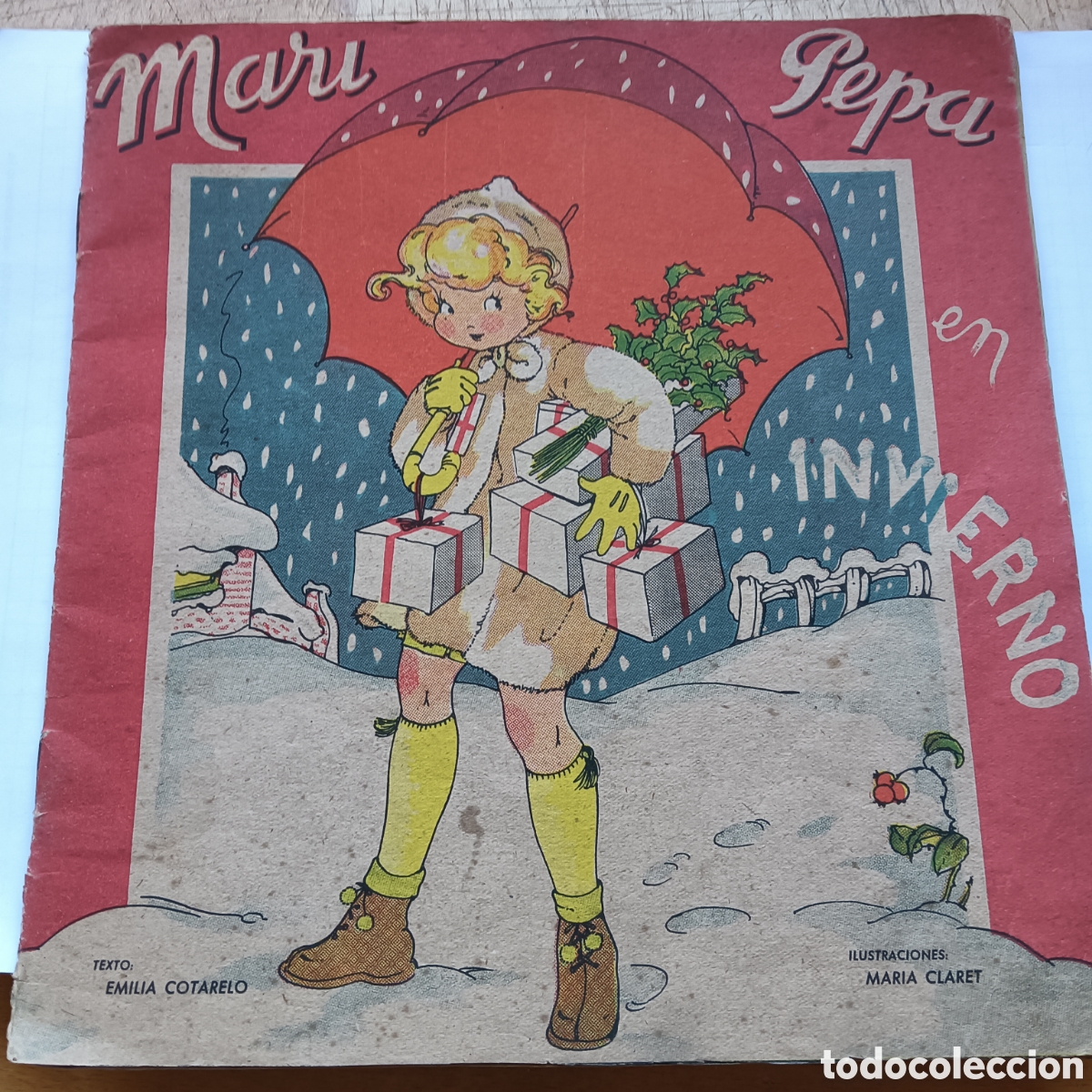 Tebeos: MARI-PEPA EN INVIERNO EDI.IG. VALVERDE ILUSTRACIONES MARIA CLARET