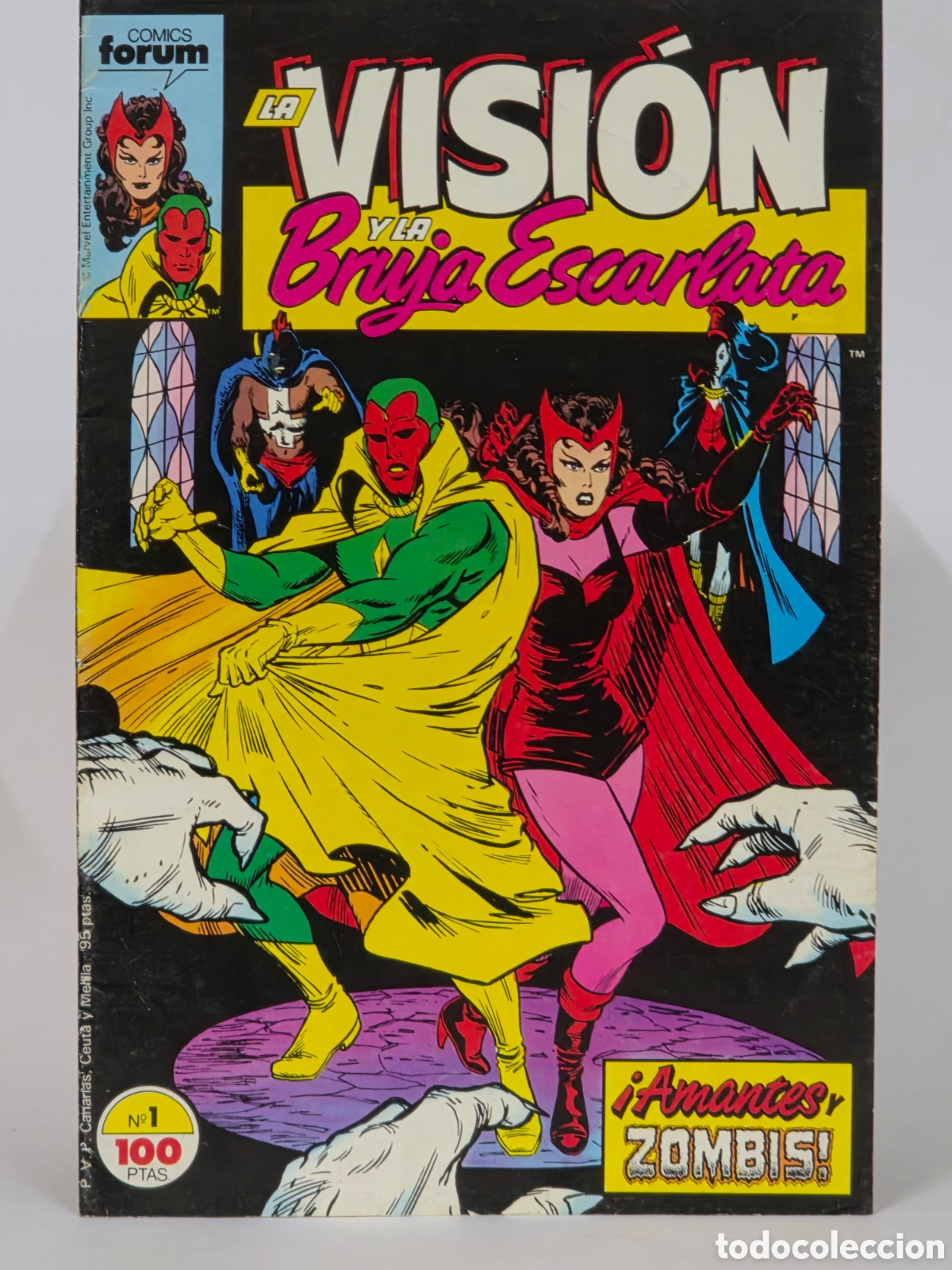 Tebeos: COLECCI&Oacute;N COMPLETA LA VISION Y LA BRUJA ESCARLATA COMICS FORUM MARVEL EXCELENTE ESTADO