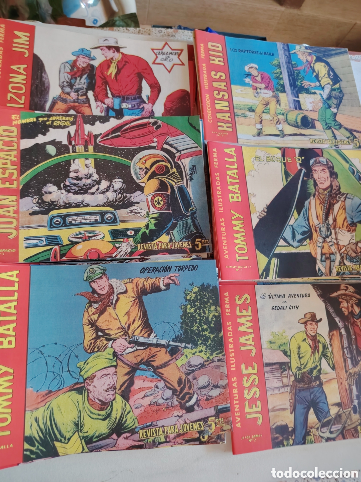 Tebeos: Aventuras ilustradas Ferma, original 1958,88 n&uacute;meros