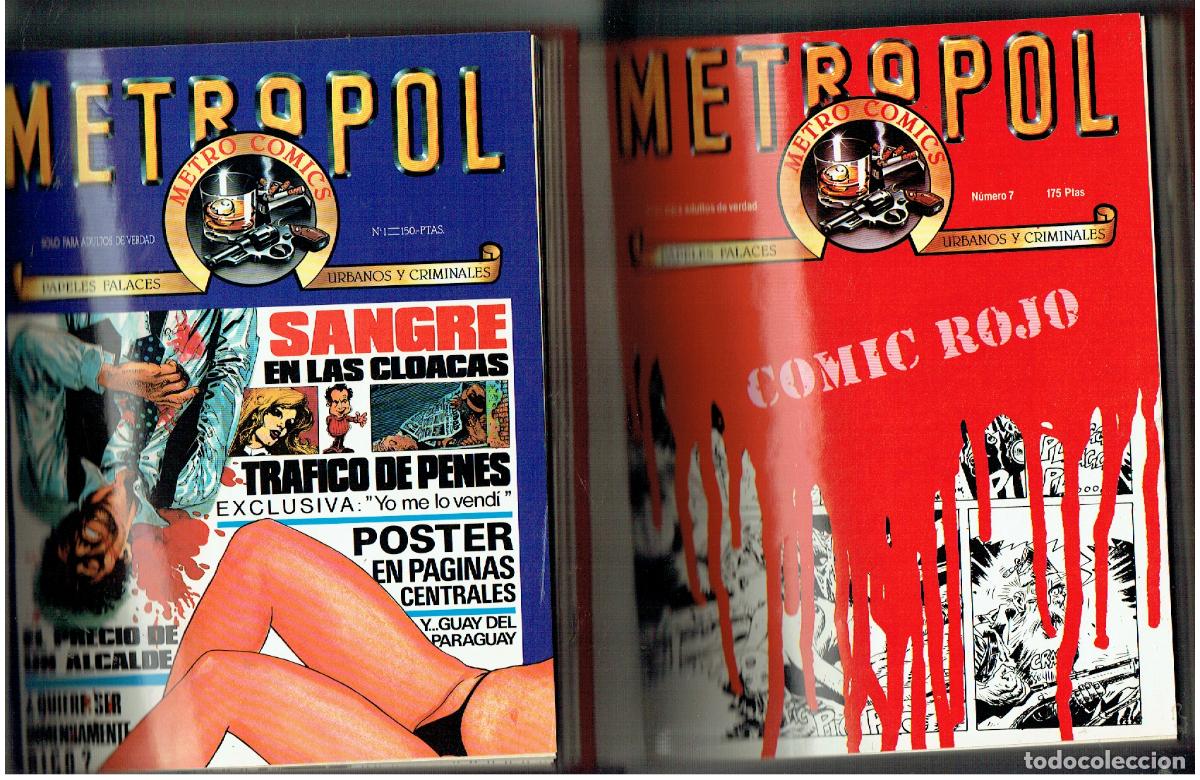 Tebeos: METROPOL. COMPLETA. 12 NROS. ENCUADERNADOS EN 2 TOMOS. EDC. METROPOL, 1983.(B/9 RUM)