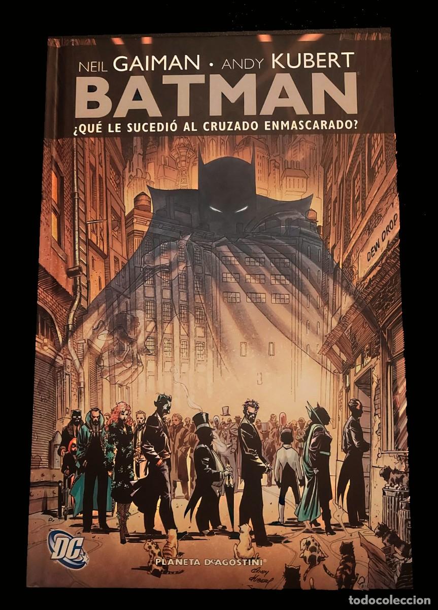 Tebeos: EXCELENTE ESTADO-BATMAN:&iquest;QUE LE SUCEDIO AL CRUZADO ENMASCARADO?-POR NEIL GAIMAN-PLANE.DeAGOST.(2009)