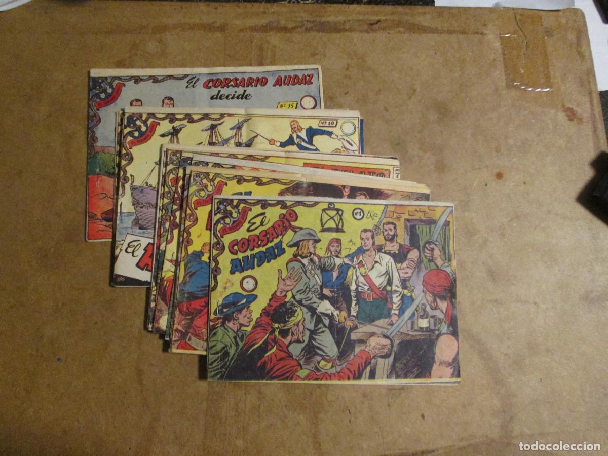 Tebeos: colecci&oacute;n completa el corsario audaz, original ricart 1955, 15 n&uacute;meros,