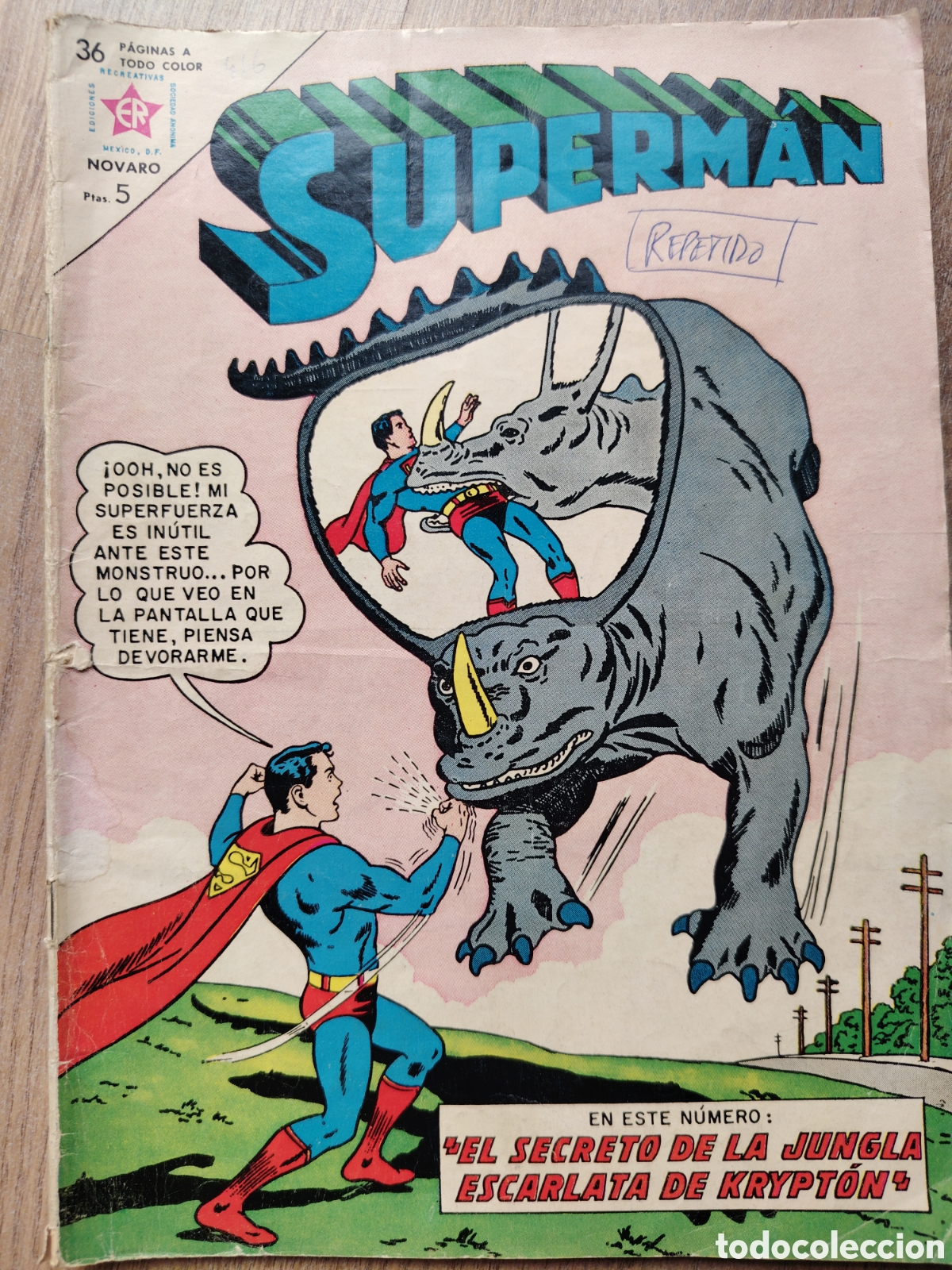 Tebeos: Superm&aacute;n comic N&deg;416