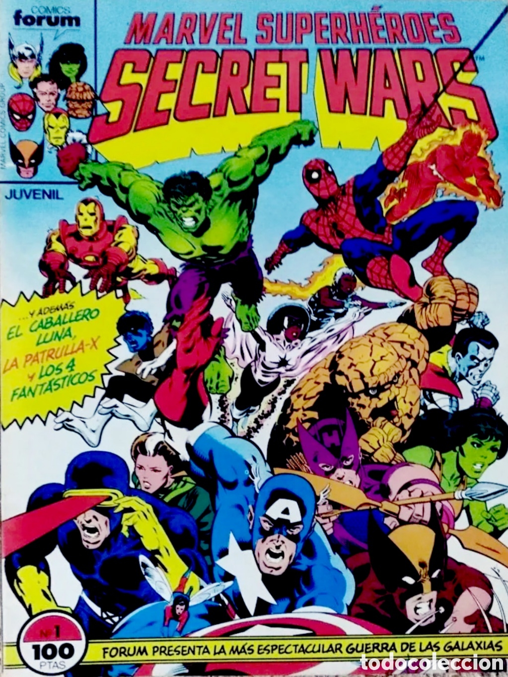 Tebeos: COLECCI&Oacute;N COMPLETA SECRET WARS I Y II COMICS FORUM MARVEL GRAPA MUY BUEN ESTADO