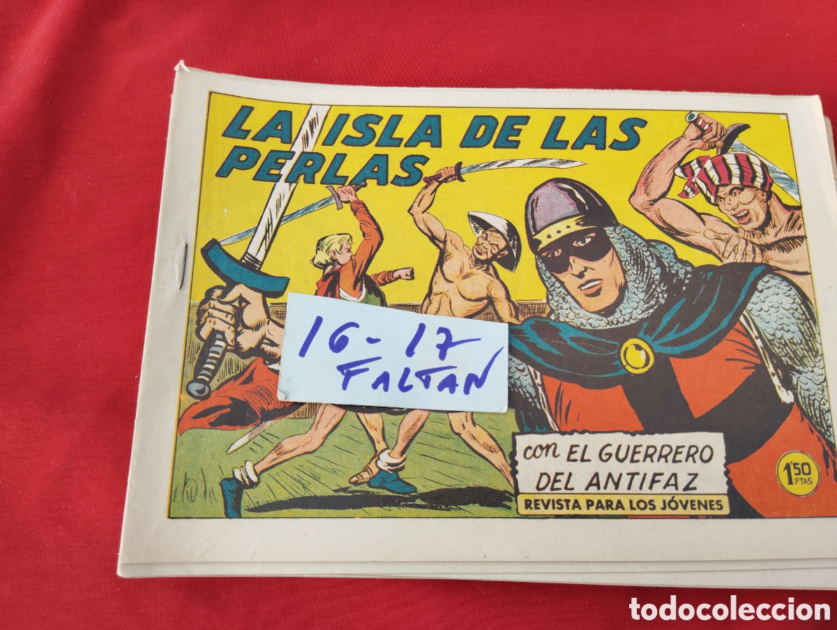 Tebeos: Guerrero del antifaz original lote. ( 18 )