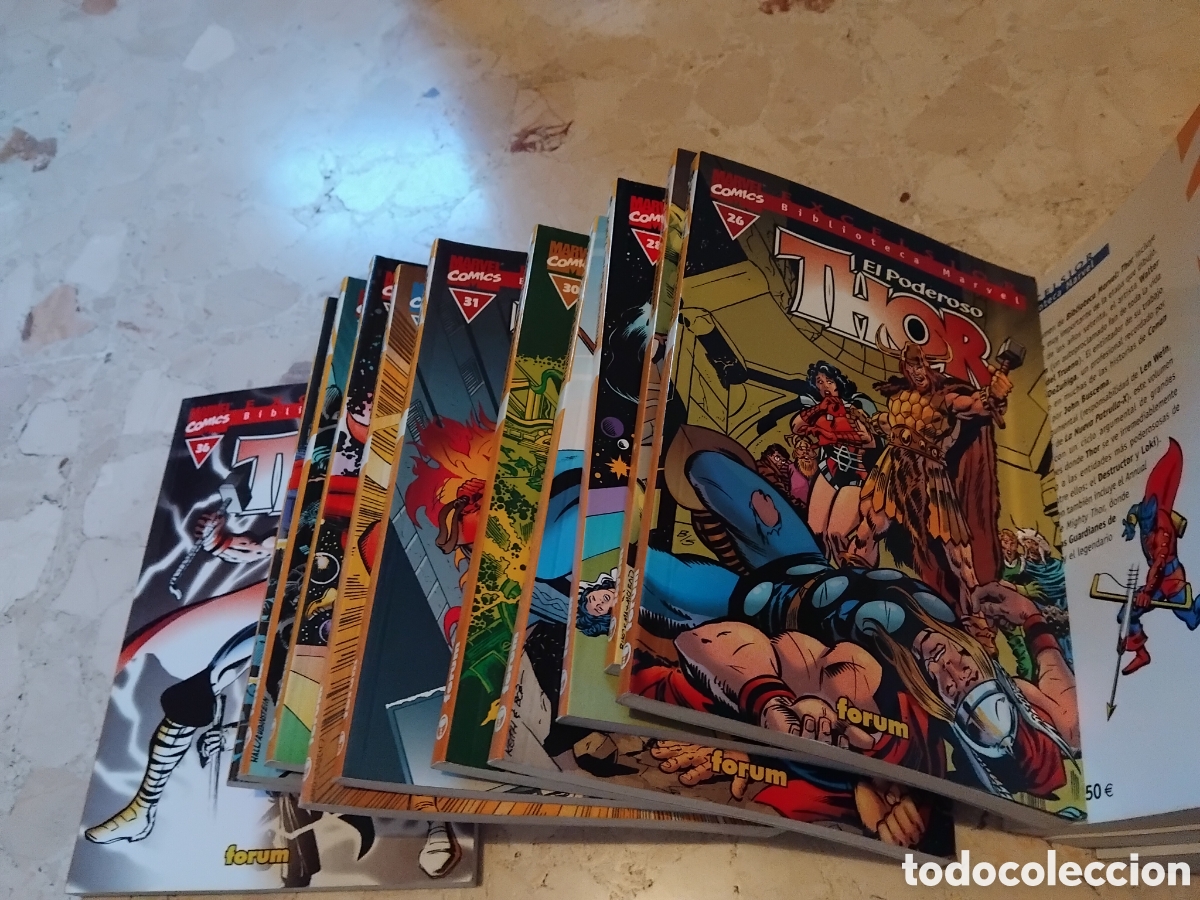 Tebeos: EL PODEROSO THOR. 37 NROS. &iexcl;&iexcl;COLECCI&Oacute;N COMPLETA !!.BBTCA. MARVEL FORUM. (ST/A1. RUM) - Foto 4