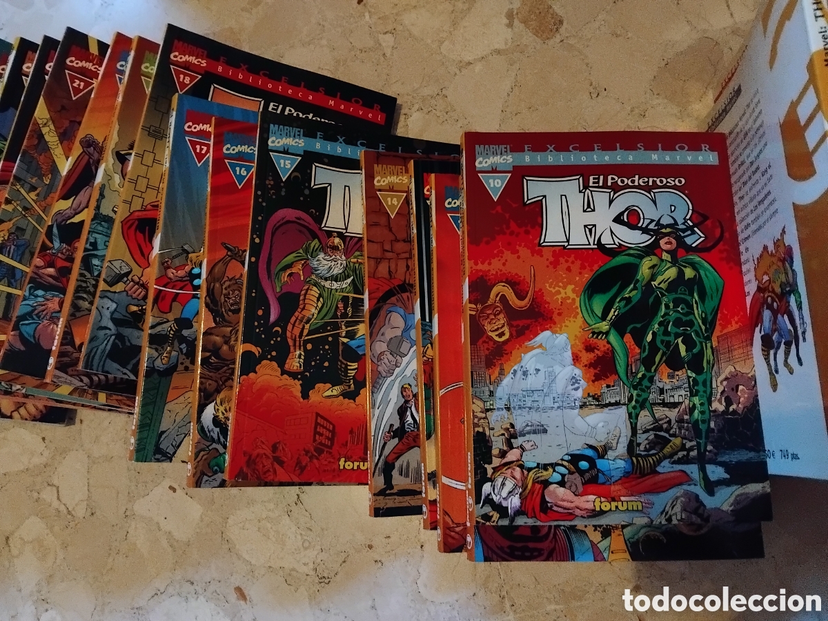 Tebeos: EL PODEROSO THOR. 37 NROS. &iexcl;&iexcl;COLECCI&Oacute;N COMPLETA !!.BBTCA. MARVEL FORUM. (ST/A1. RUM) - Foto 5