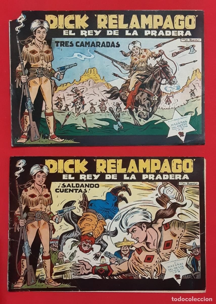 Tebeos: DICK RELAMPAGO # EDICIONES TORAY, SA 1959 # COLECCION COMPLETA # OESTE # G IRANZO