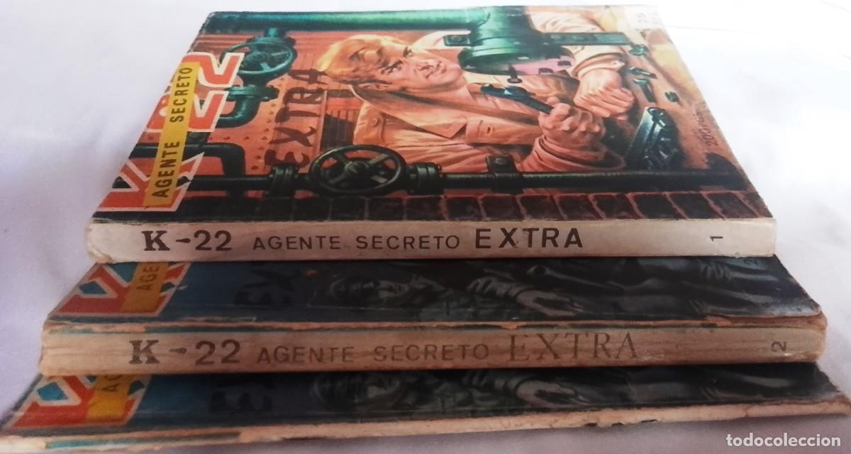 Tebeos: K 22 AGENTE SECRETO LOS DOS EXTRAS INEDITOS 1966 ORIGINALES-LEER DESCRIPCION VER FOTOS