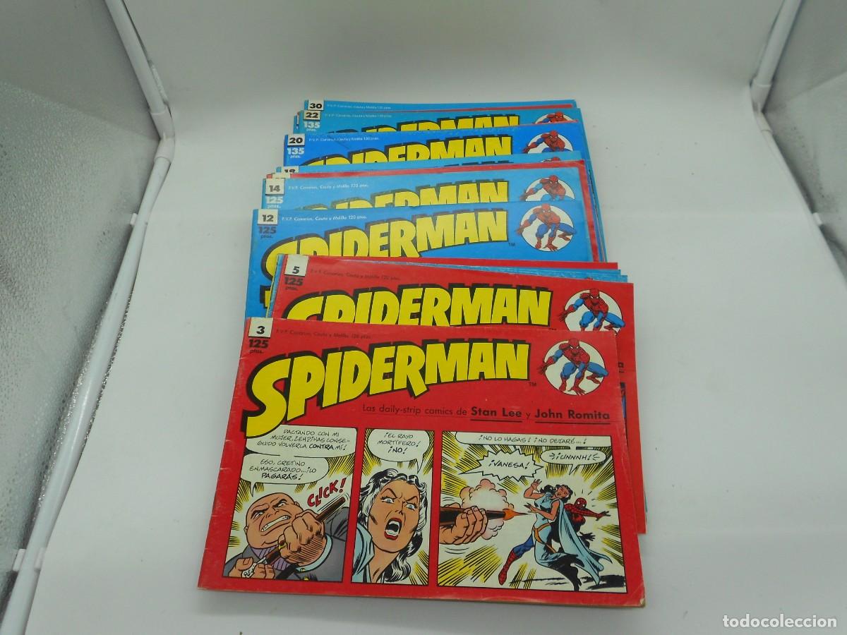 Tebeos: lote tiras de spiderman n&ordm; 3-5-8-10-11-12-14-15-16-17-18-20-21-22-24-27-29-30-32
