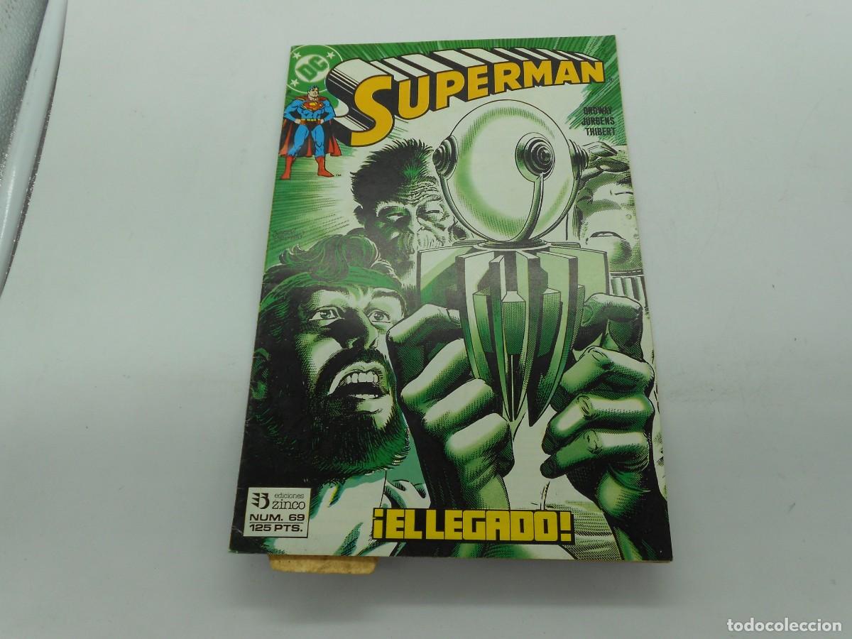 BDs: superman n&ordm; 69 con fallo de impresion lo que lo hace raro y unico
