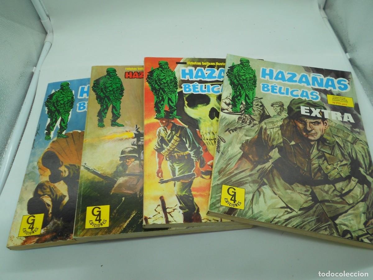 Comics: lote 4 retapados haza&ntilde;as belicas g4 ediciones