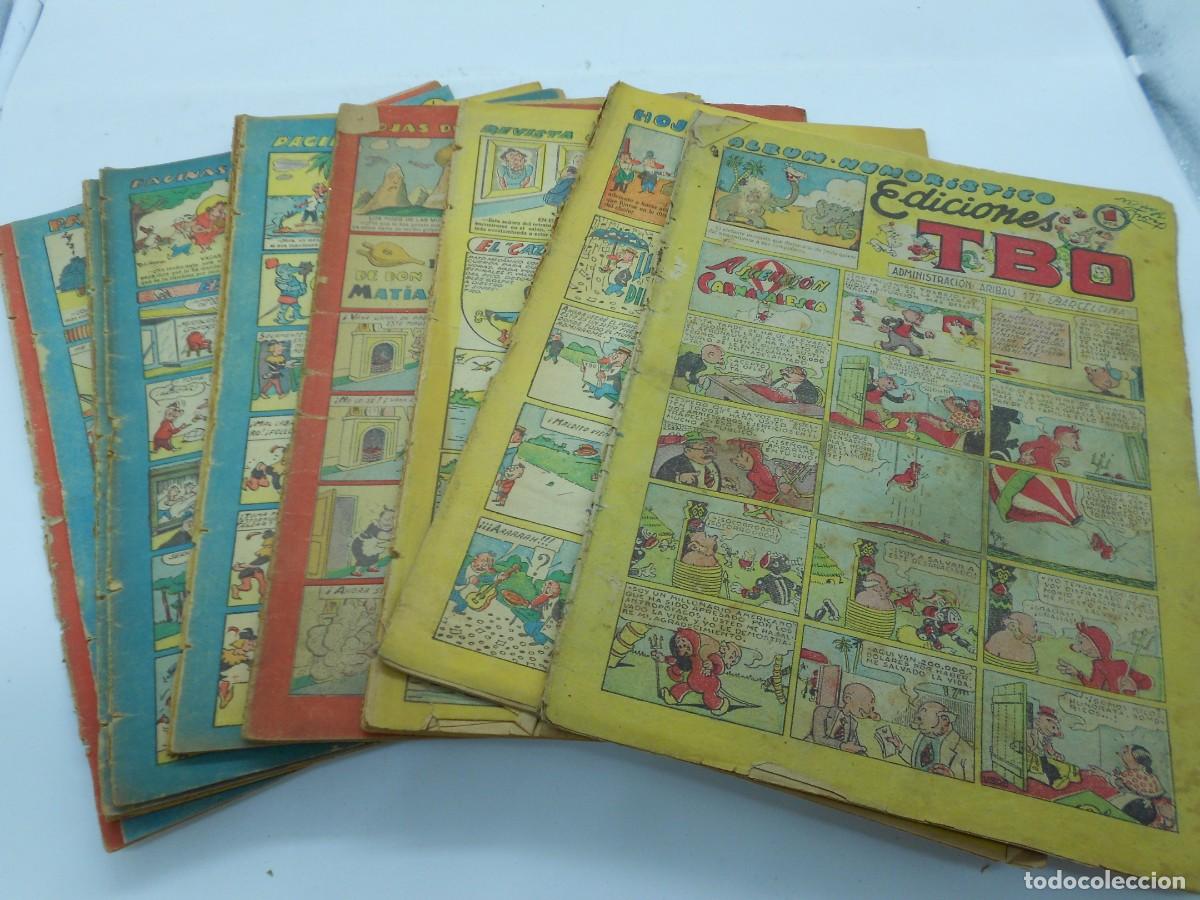 Comics: lote 17 tebeos ediciones TBO pueden provenir de retapados no lo tengo claro