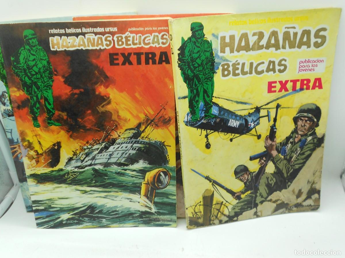 Tebeos: lote 4 extras haza&ntilde;as belicas - Foto 3