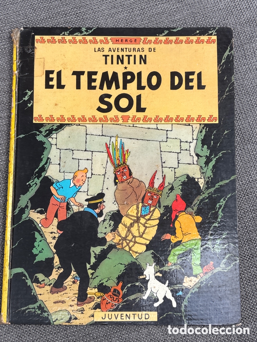 Livros de Banda Desenhada: [RARO] C&oacute;mic Antiguo de Tint&iacute;n, &ldquo;El templo del sol&rdquo;, Editorial Juventud, Herge