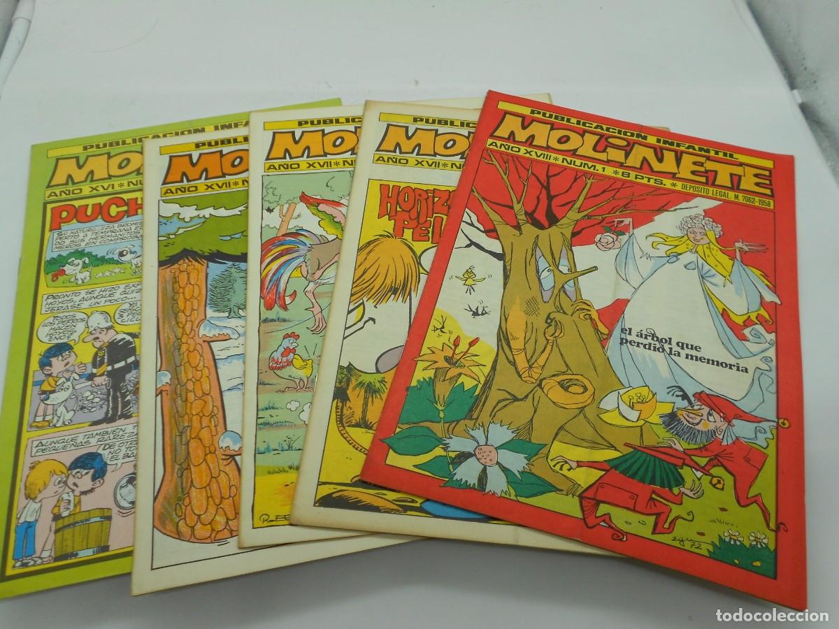 Livros de Banda Desenhada: molinete n&ordm; 1-4-5-6-8 tapa blanda