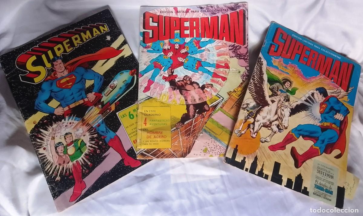 Tebeos: SUPERMAN EDIC. GIGANTE COL.COMPLETA ORIGINALES-1975-76-77-LEER DESCRIPCION VER FOTOS