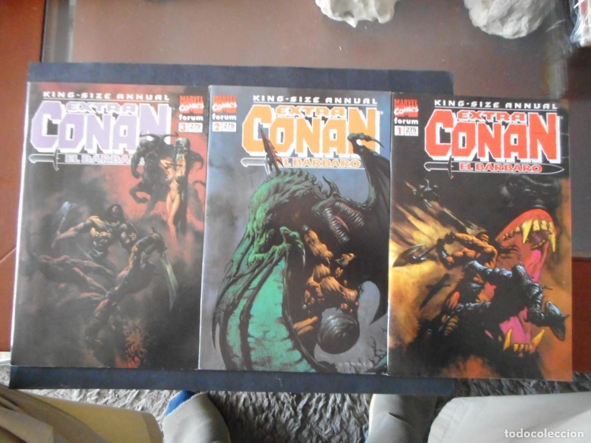 Tebeos: CONAN EXTRA N&ordm; 1 ,2 ,3 / C-16 - Foto 1
