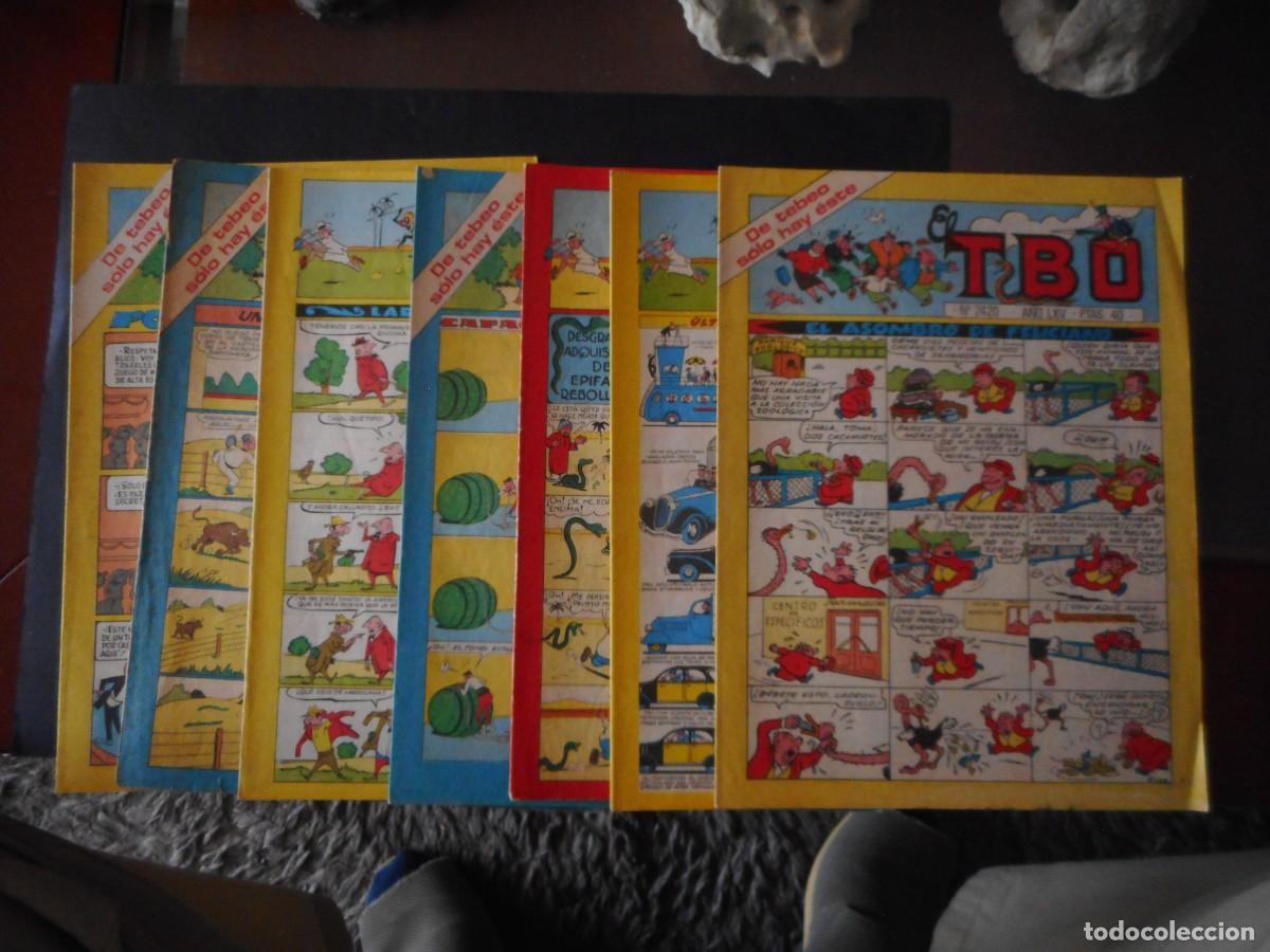 Livros de Banda Desenhada: LOTE DE 7 N&Uacute;MEROS TBO / C-16