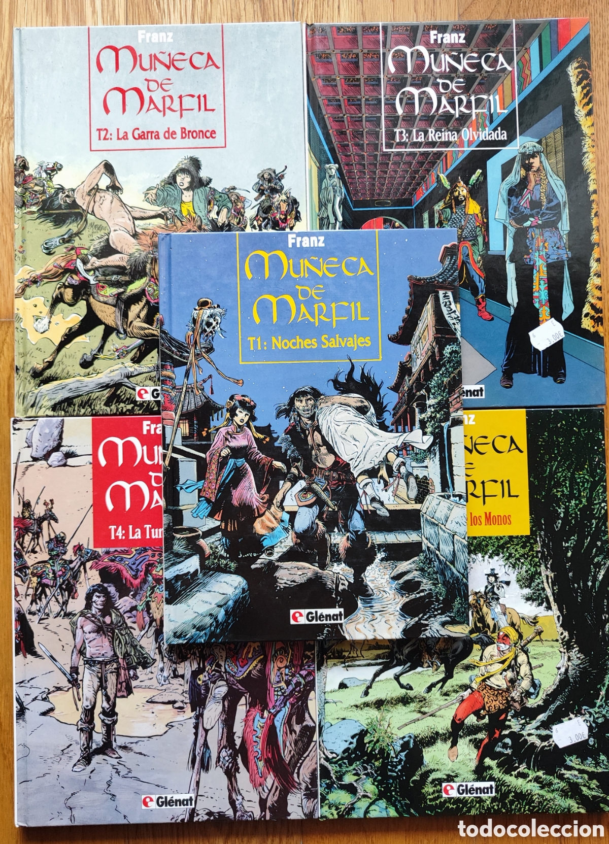Tebeos: Colecci&oacute;n MU&Ntilde;ECA DE MARFIL,9 tomos - Foto 1