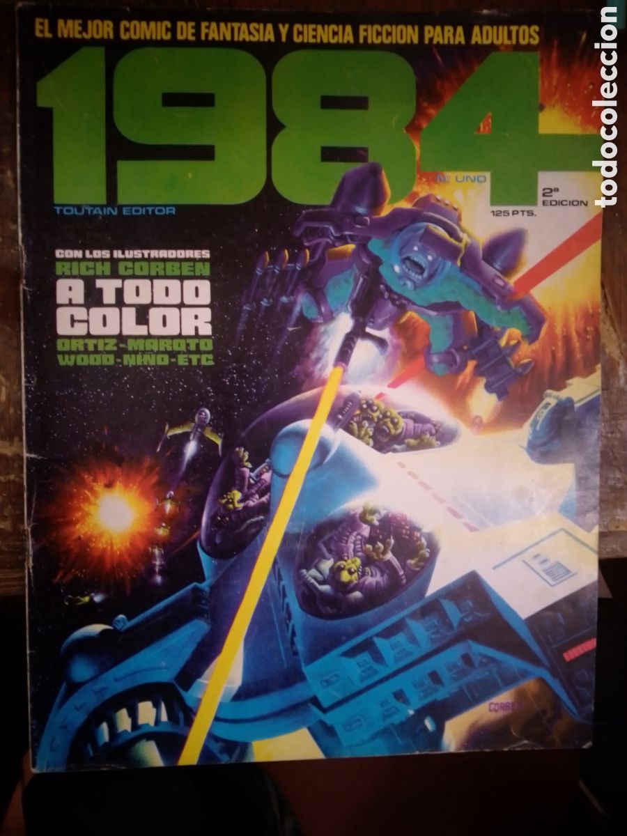 Tebeos: 1984. COMIC FANTASIA Y CIENCIA FICCION ADULTOS. N.1 AL 57. TOUTAIN. BARCELONA. 1978
