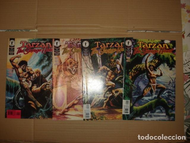 Tebeos: Tarzan: the savage heart, 1999, Dark Horse, completa, 4 n&uacute;meros, muy buen estado