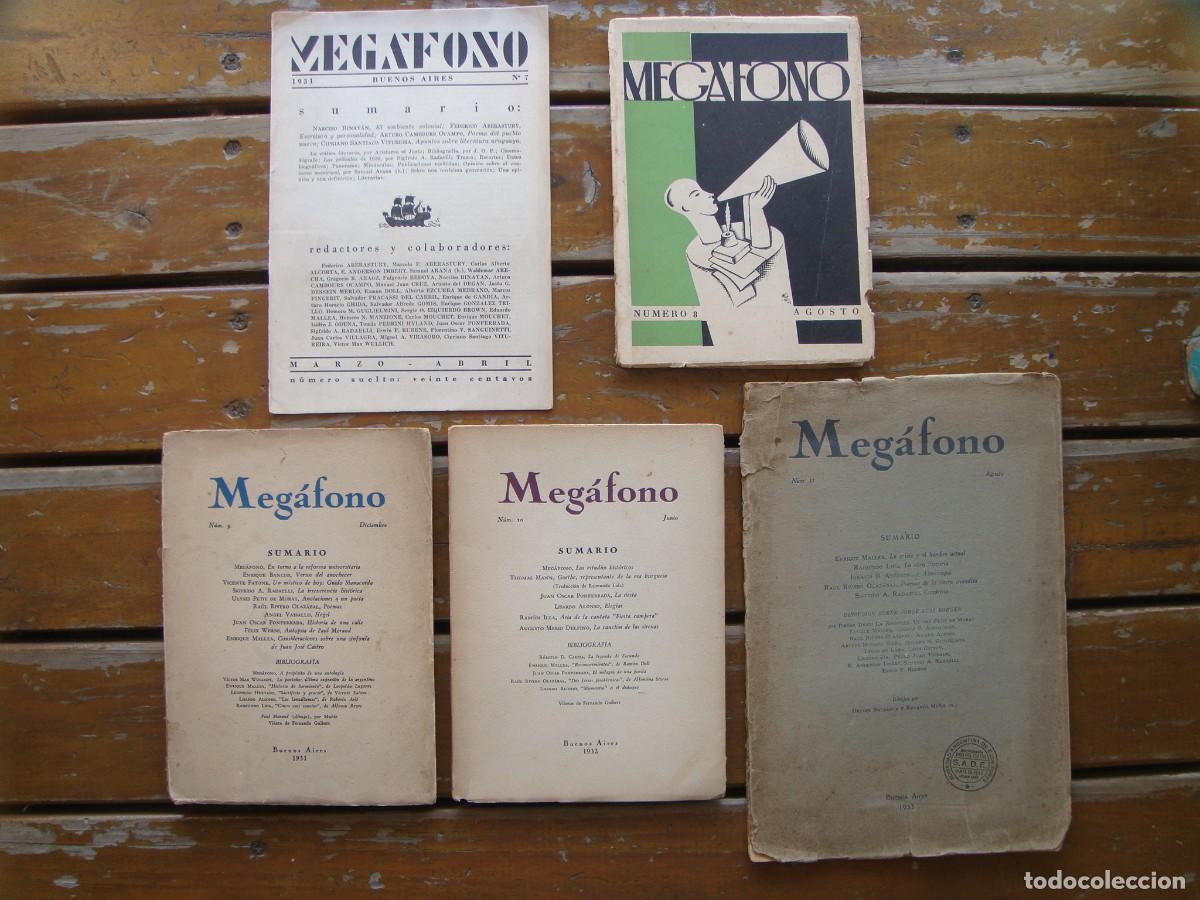 Tebeos: [Revista] MEGAFONO. N&deg; 7, 8, 9, 10, 11 1931-1932