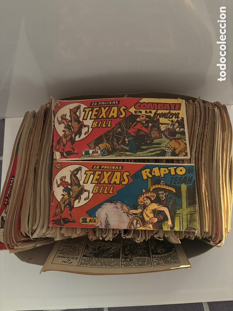 Tebeos: Gran lote Texas Bill 152 ejemplares ORIGINAL