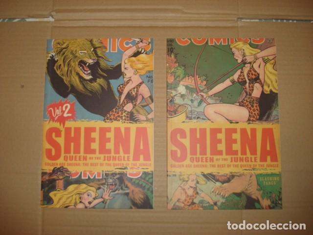 Tebeos: Golden age Sheene: the best of the queen of the jungle, 2008, completa, 2 tomos, DDP. Caja DA. Muy b