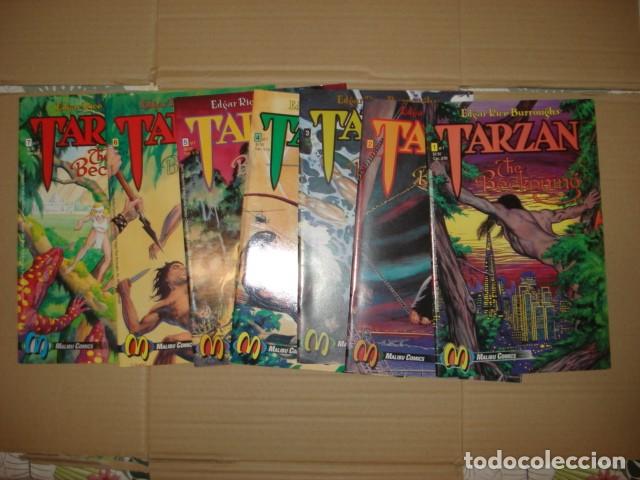 Tebeos: Tarzan: the beckoning, 1992, completa, 7 n&uacute;meros, Malibu Comics, muy buen estado. Caja DA