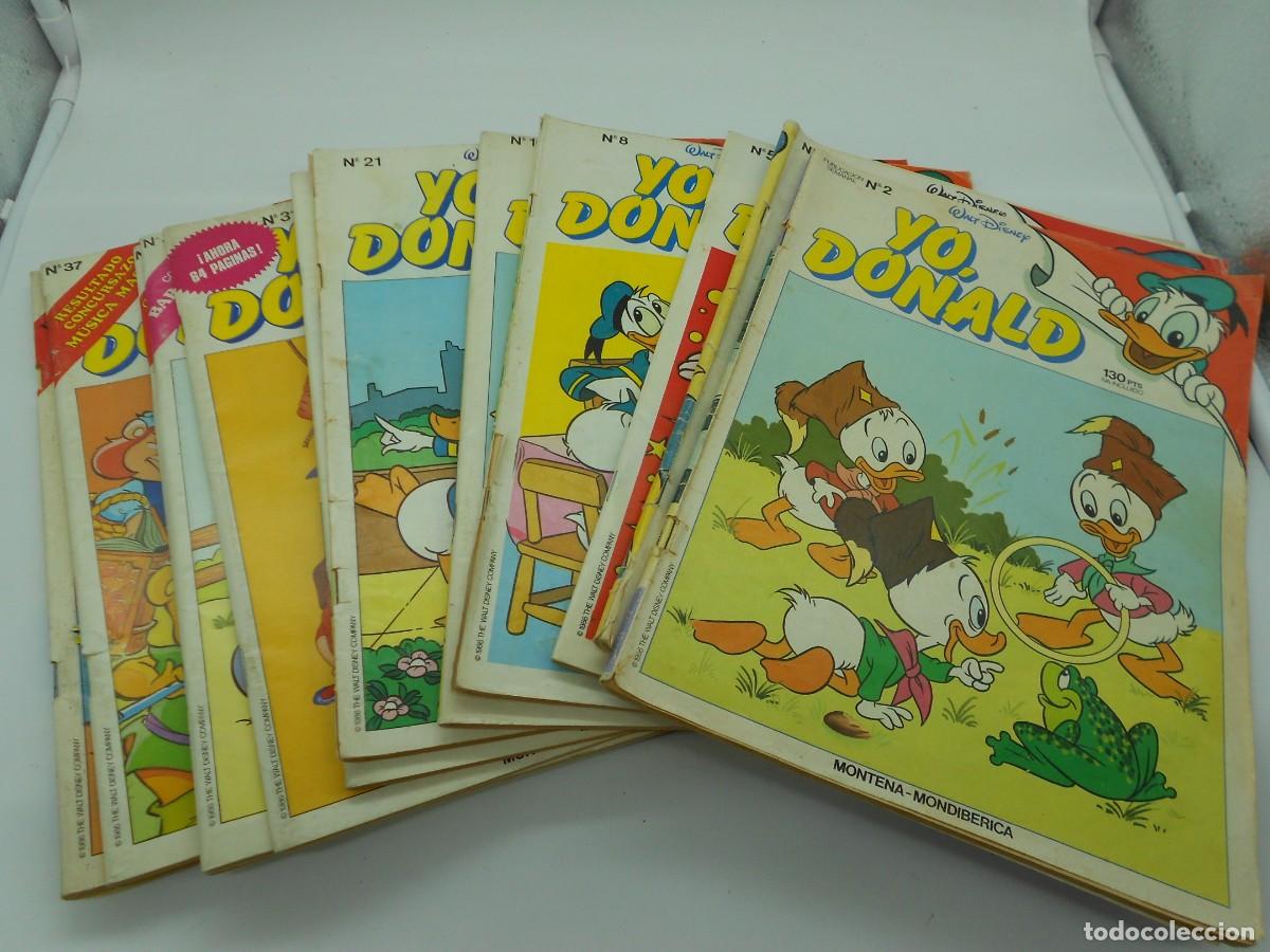 Tebeos: yo donal n&ordm; 2-3-5-8-16-21-27-31-35-37-43 sin los obsequios que traia alguno como cromos o promociona