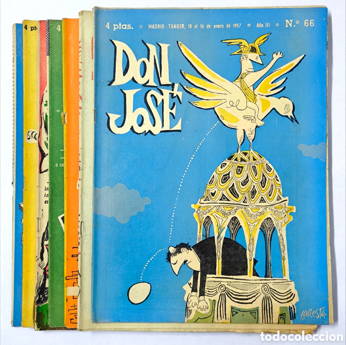 Tebeos: 7 REVISTAS DE HUMOR DON JOS&Eacute;. MADRID-T&Aacute;NGER