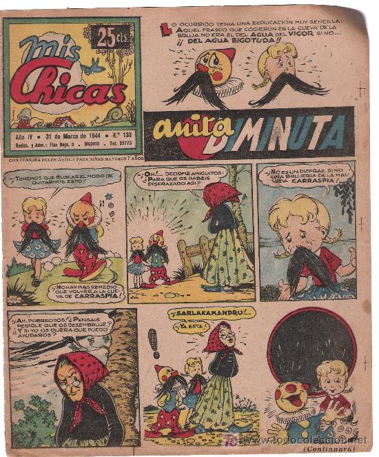 Tebeos: Mis chicas. n&ordm; 133. A&ntilde;o 1944 - Foto 1