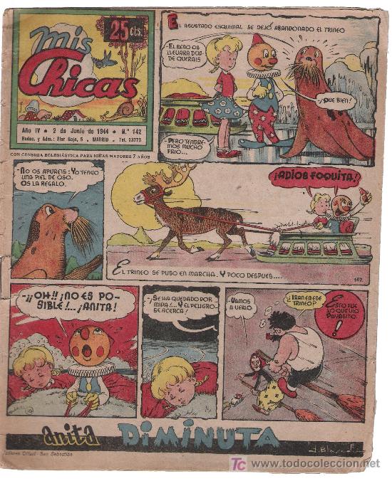 Tebeos: Mis Chicas. n&ordm; 142.A&ntilde;o 1944 - Foto 1
