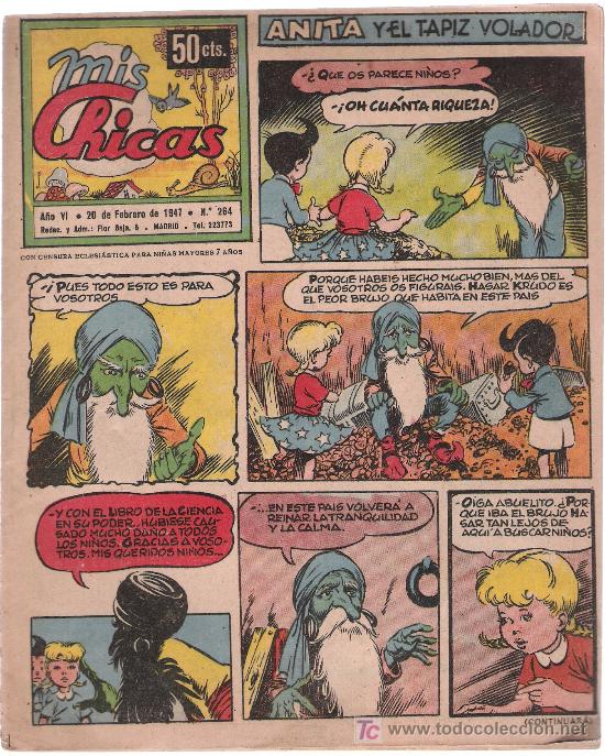 Tebeos: Mis chicas. n&ordm; 264 A&ntilde;o 1947 - Foto 1