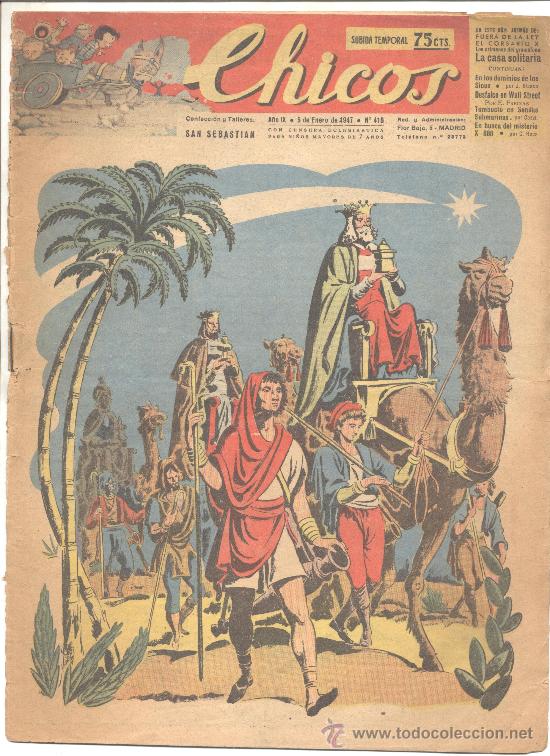 Tebeos: CHICOS N&ordm; 418 1947 - Foto 1