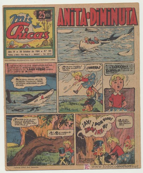 Tebeos: Mis Chicas n&ordm; 161. C.Gil 1941. - Foto 1