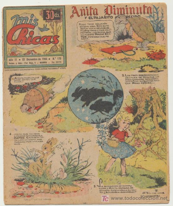 Tebeos: Mis Chicas n&ordm; 170. C.Gil 1941. - Foto 1