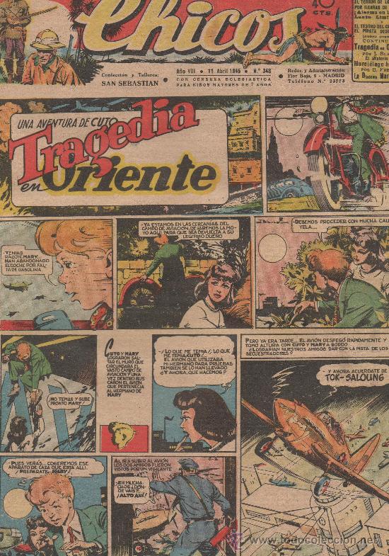 Tebeos: CHICOS   N&ordm; 348 - Foto 1