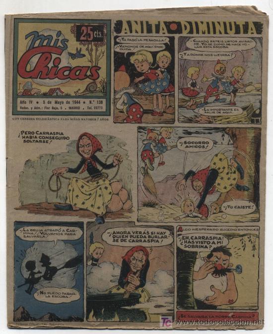 Tebeos: Mis Chicas. C. Gil 1941. n&ordm; 138. - Foto 1