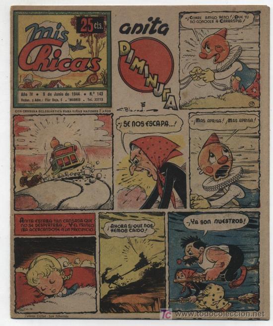 Tebeos: Mis Chicas. C. Gil 1941. n&ordm; 143. - Foto 1