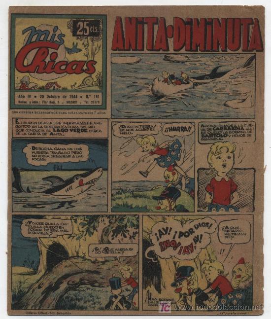 Tebeos: Mis Chicas. C. Gil 1941. n&ordm; 161. - Foto 1
