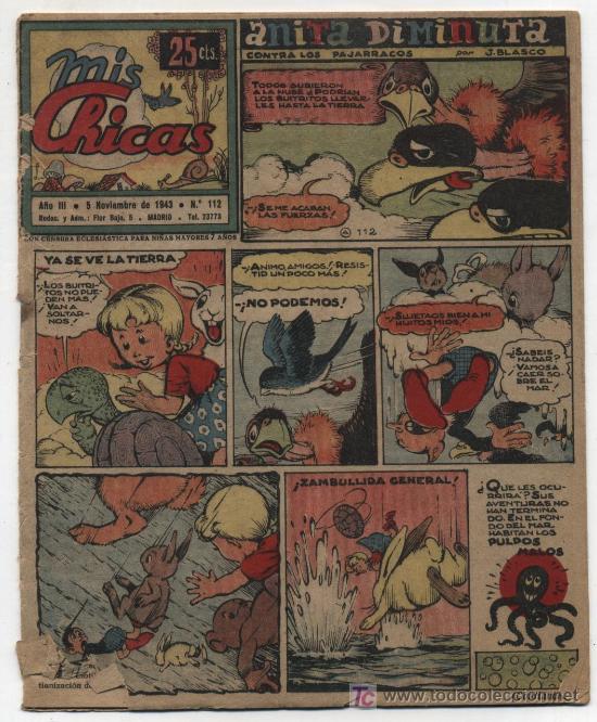 Tebeos: Mis Chicas. C. Gil 1941. n&ordm; 112. - Foto 1