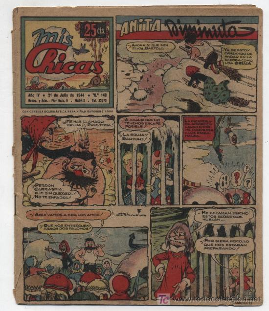 Tebeos: Mis Chicas. C. Gil 1941. n&ordm; 149. - Foto 1