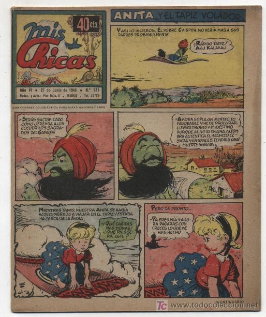 Tebeos: Mis Chicas. C. Gil 1941. n&ordm; 231. - Foto 1