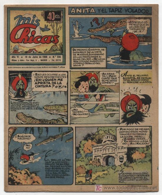 Tebeos: Mis Chicas. C. Gil 1941. n&ordm; 234. - Foto 1